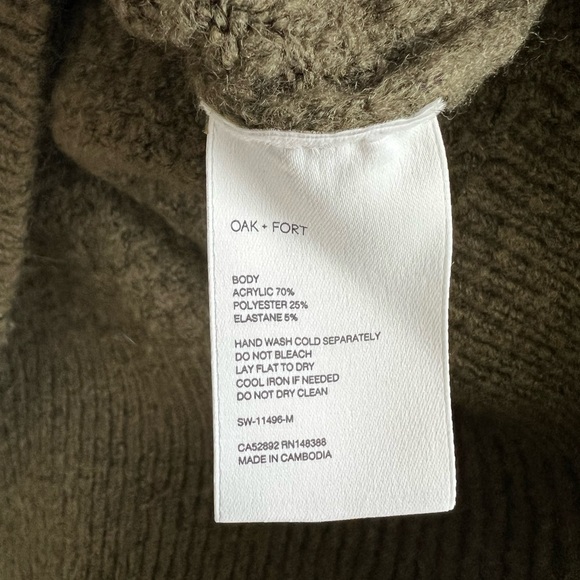 OAK + FORT Knitwear Sweater - Picture 3 of 3